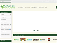 Tablet Screenshot of greenergardensmn.com